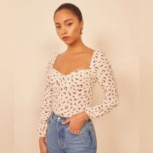 Sold - Reformation Reign Top Floral